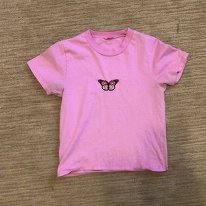 Pink fitted tshirt from brandy